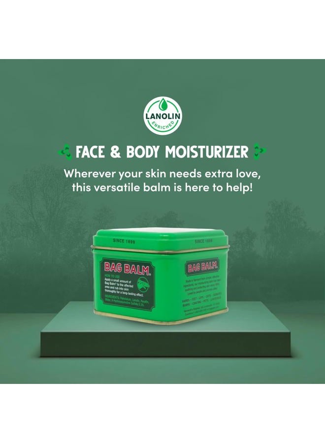 Bag Balm Vermont's Original Skin Moisturizer - Full Body Hydrating Skin Care: Dry Hands, Lips, Face, Feet & More - Unscented, Cruelty & Paraben Free - Day & Night, Men & Women (4oz Tin, Made in USA) - Image 5