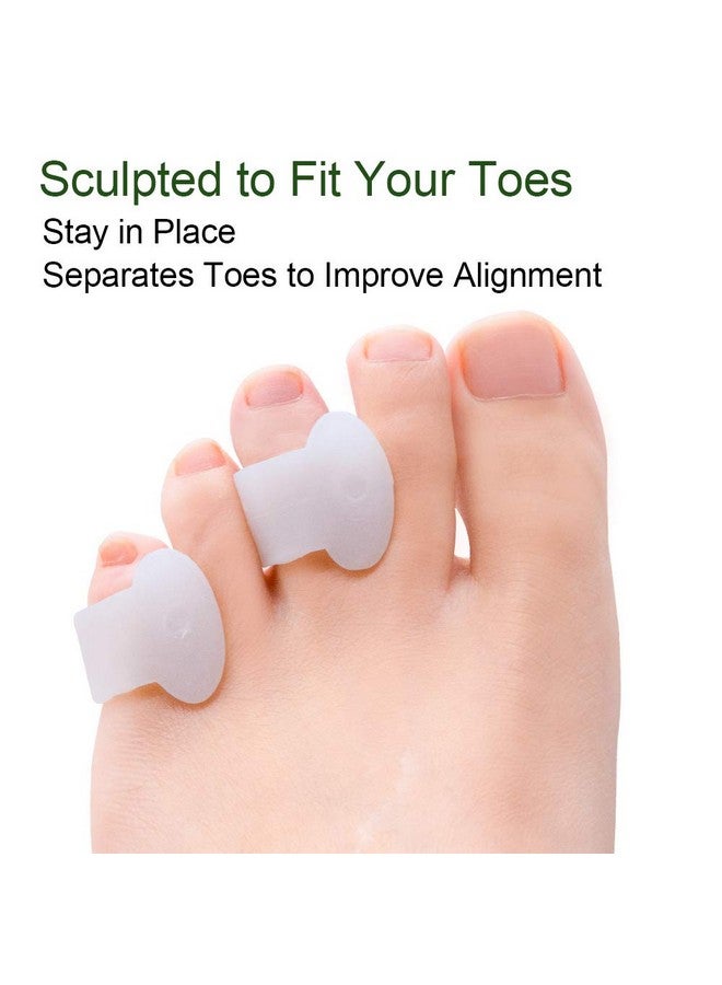 Welnove Welnove Gel Toe Separator, Pinky Toe Spacers, Little Toe Cushions for Preventing Rubbing & Relieve Pressure (Pack of 12)  - Image 4