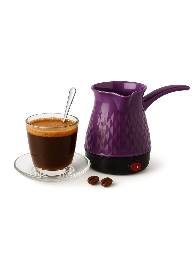سيليكت ماكينة قهوة تركية، 0.5 لتر، 350 واط - بنفسجي - Image 4