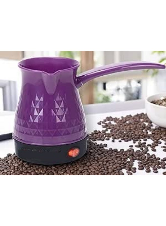 سيليكت ماكينة قهوة تركية، 0.5 لتر، 350 واط - بنفسجي - Image 3