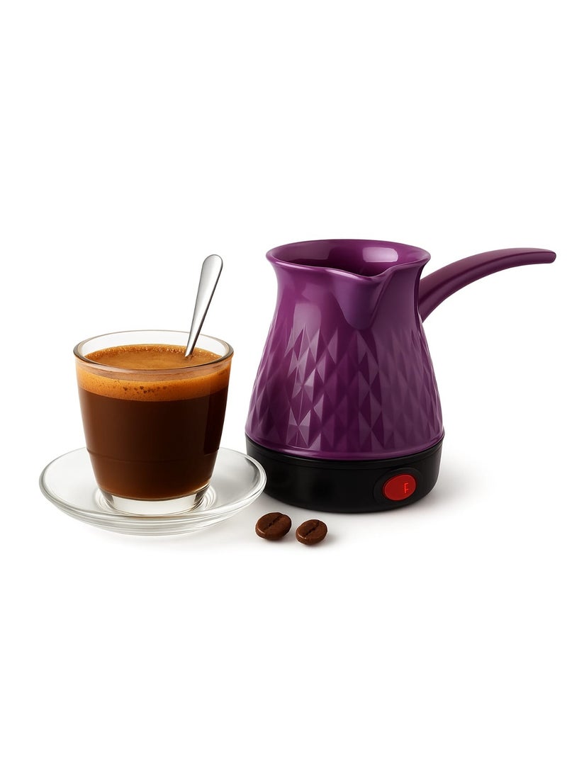 سيليكت ماكينة قهوة تركية، 0.5 لتر، 350 واط - بنفسجي - Image 1