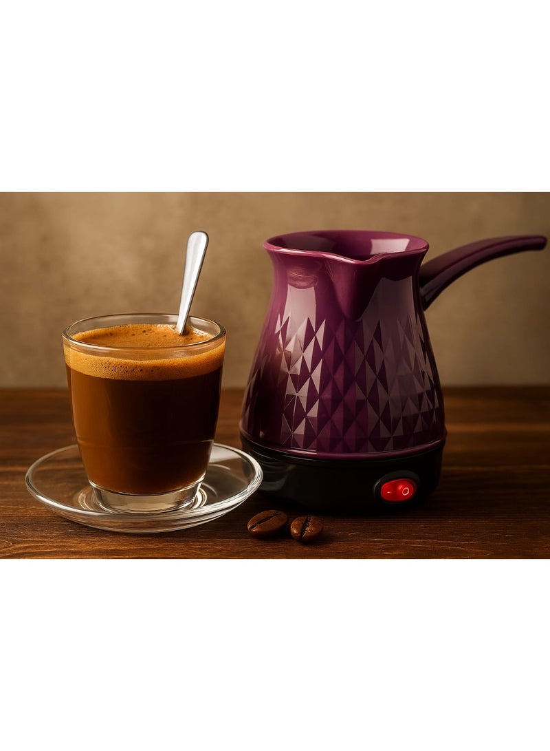 سيليكت ماكينة قهوة تركية، 0.5 لتر، 350 واط - بنفسجي - Image 2
