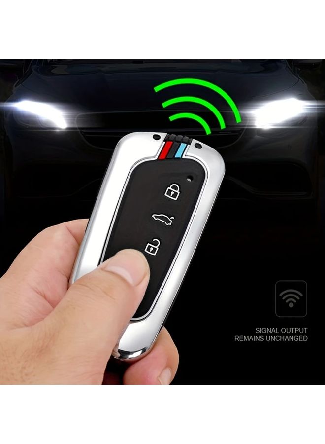 Black Key Case Cover Shell Fob Compatible With Golf 8 MK8 ID4 ID6 Skoda Octavia A8 Seat Leon FR MK4 Cupra Volkswagen - Image 4
