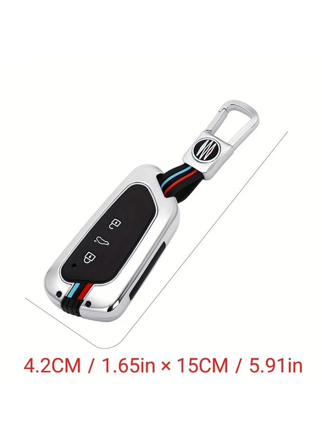 Black Key Case Cover Shell Fob Compatible With Golf 8 MK8 ID4 ID6 Skoda Octavia A8 Seat Leon FR MK4 Cupra Volkswagen - Image 2
