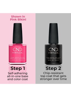 CND Vinylux Longwear Pink Nail Polish, Gel-like Shine & Chip Resistant Color, 0.5 Fl Oz  - Image 4