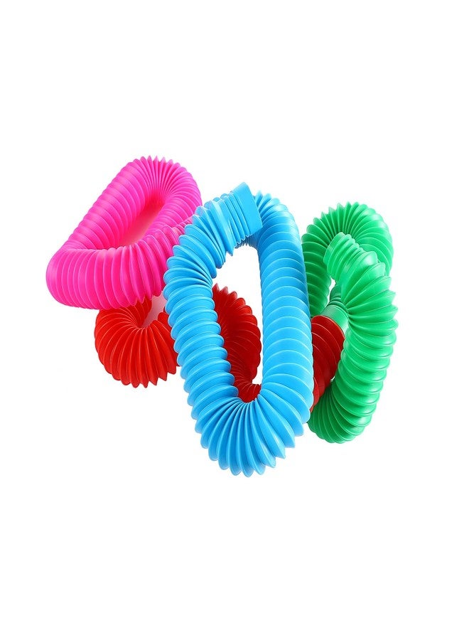TOUGS أنابيب بوب متعددة الألوان XL الممتدة لعبة حسية للأطفال الصغار - 4 عبوات - Image 2