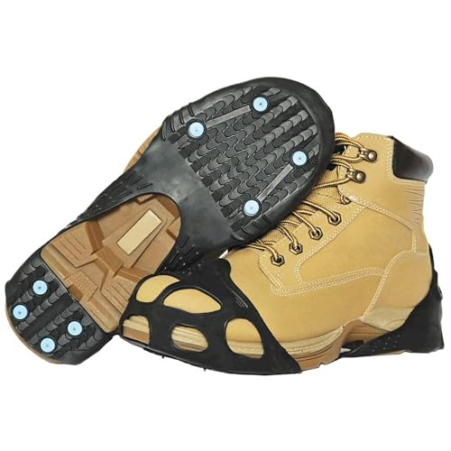 Due North All Purpose Industrial Ice Cleats for Men & Women - Traction Aids for Walking & Working on Snow/Ice - 16 Spikes - Image 1
