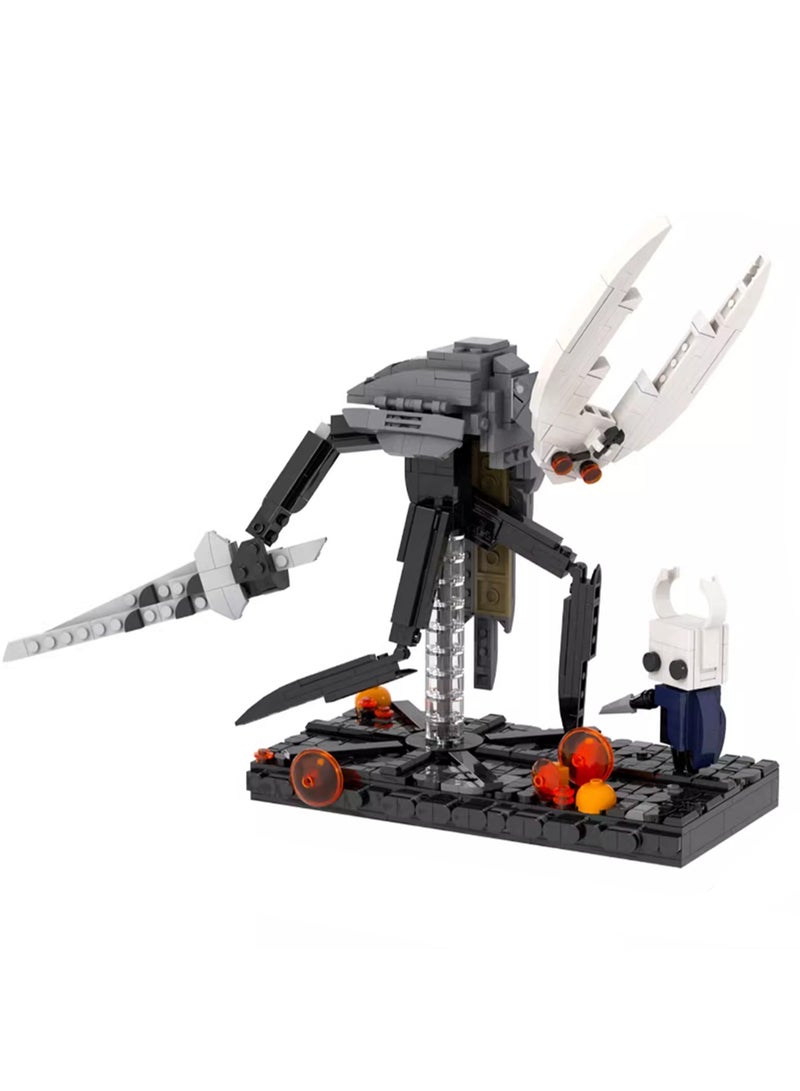 Creative Film, Television, Game And Animation Series Small Particle Assembly Building Blocks Assembly Model Ornaments (Hollow Knight 660Pcs) - Image 1