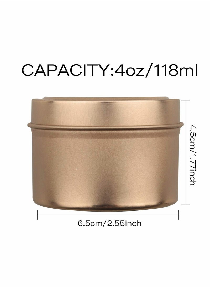 Excefore - Candle Jars, Candle Tins, 5Oz Candle Making Kit, Containers Empty Tinplate Storage Candle Jars for DIY Candle Making, Candies, Gifts Treasures, Arts Crafts, Storage Candle Making Kits (12 Pcs) - Image 1