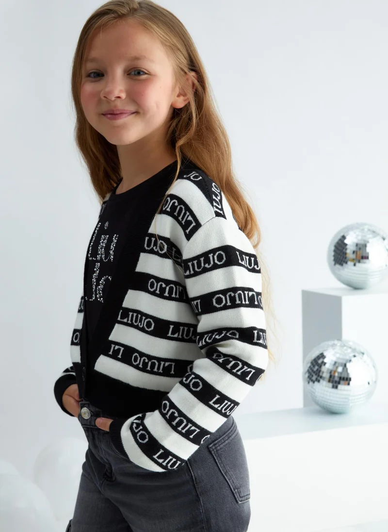 ليو جو Knit Cardigan