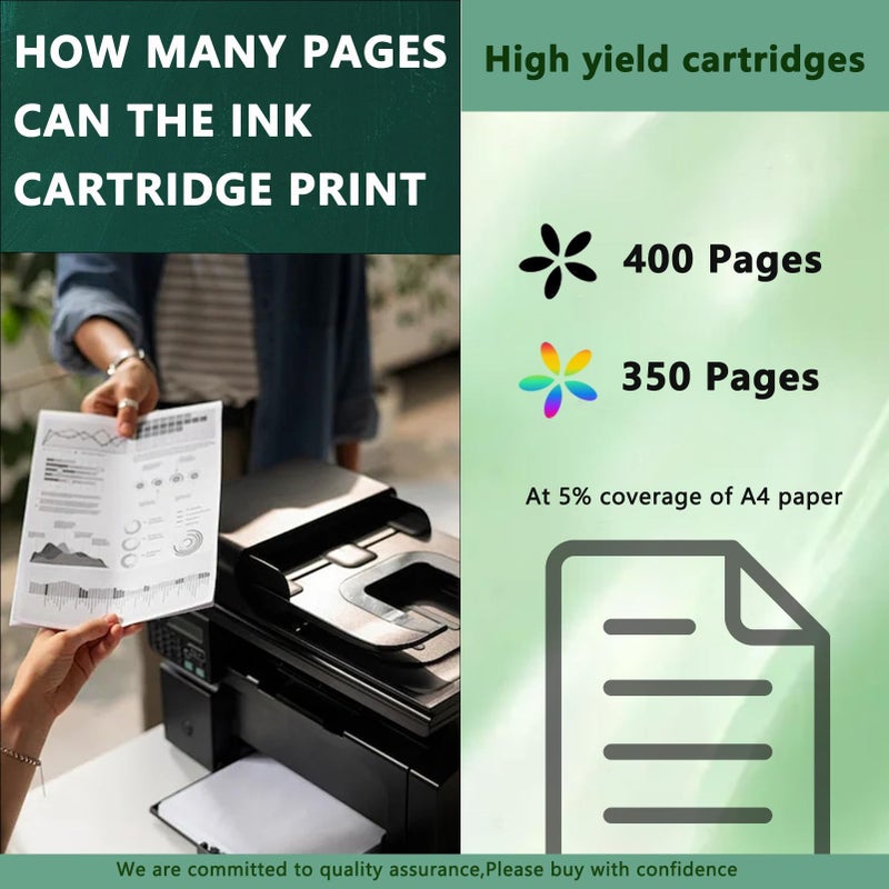 Black and Color Ink Cartridges Compatible for Canon Pixma Printers PG512 CL513 - Image 4