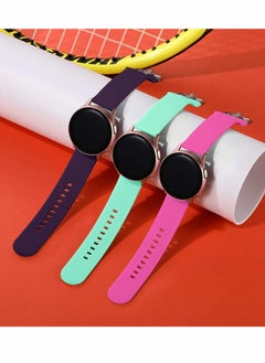 KASTWAVE 3 Pack 20 mm Watch Bands Compatible for Samsung Galaxy Watch Active 2  - Image 2