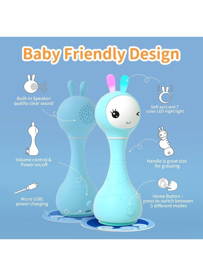 Alilo Smarty Shake & Tell Rattle - Smarty Blue - Image 5