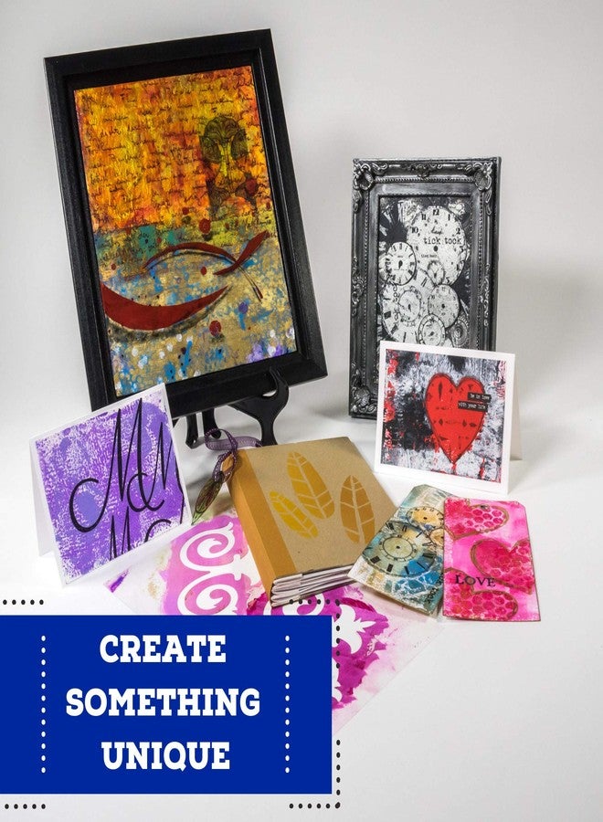 Grafix لوحة طباعة جرافيكس إمبريس مونوبرينت - 9 × 12 بوصة، عبوة من 24 - شفافة، خفيفة الوزن، غير مسامية .030 بوصة سطح ديرا-لار للطباعة المونو، بديل اقتصادي للألواح المعدنية أو الزجاجية - Image 2