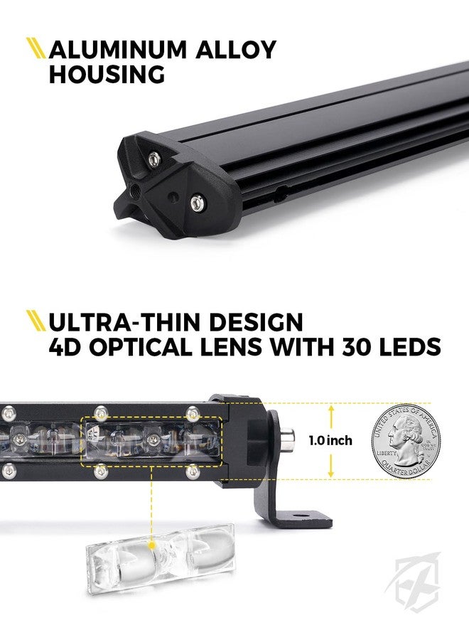 Xprite 25” LED Chase Light Bar, Offroad Rear Chase Light w/Brake Turn Signal Running Lights for 1.75”-2” Roll Cage Compatible with UTV, Polaris RZR, Yamaha, Kawasaki, SXS,Trucks, SUV - RWYR - Image 2