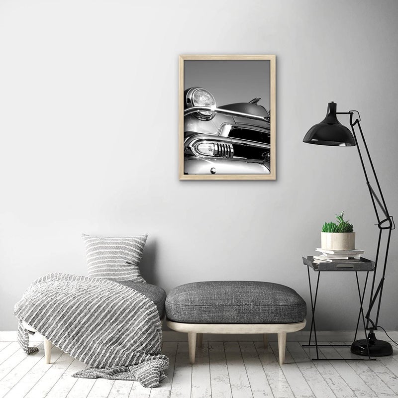 Americanflat 18x24 Poster Frame with Polished Plexiglass - Wide Picture Frames Made of Engineered Wood for Vertical or Horizontal Wall Display - Epic Collection - Natural Oak - Image 5