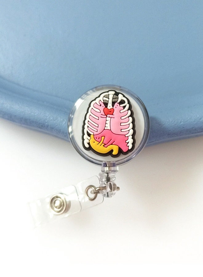 12 PCS Badge Reel Holder, Funny Badge Holder, Nurse Badge Reel Holder, Retractable Nursing Id Badge Reels Clips, Cute Nursing Badge Reel for Nurses Doctor Hospital Office Worker Gifts - Image 5