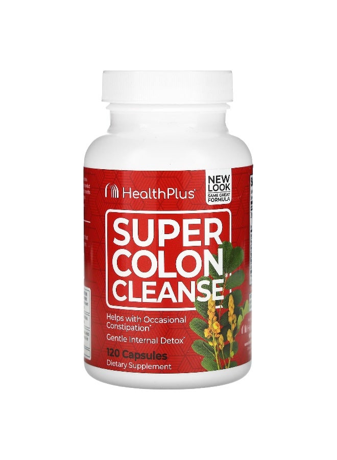 healthplus Health Plus, Super Colon Cleanse, 120 Capsules (Packaging may vary) - Image 1