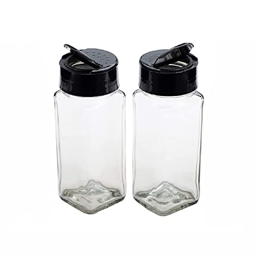 NOBILEA Glass Oil Dispenser 500 ml Set of 2 120 ml Spice Jar Set of 2 Olive Oil Vinegar Storage Oil Bottle Pack of 4 Clear - Image 2