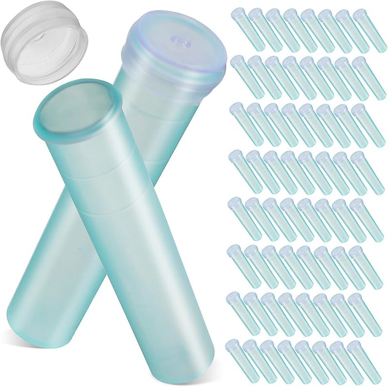 Housoutil 100 قطعة أنابيب ماء زهرية ذات غطاء ناعم لإطالة نضارة الزهور في الباقات - Image 1