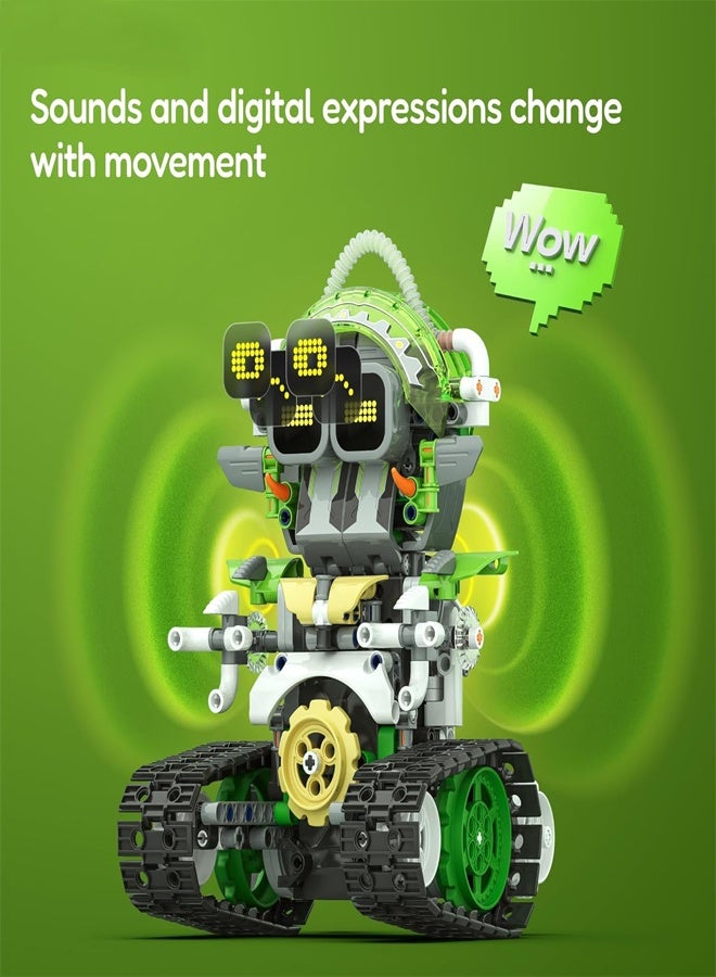 478 Pieces Robot Building Kit for Kids Remote App Controlled Robot Toys 3 in 1 Technic Set Robot Snail Bulldozer Educational Toy for Boys and Girls - Image 3