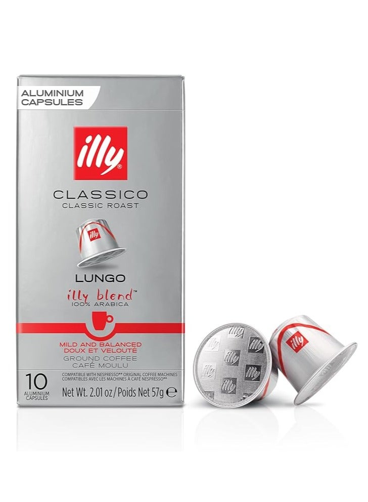 إيلي ايلي كبسولات قهوة لونجو بليند من كلاسيكو متوافقه مع نسبريسو 57 غرام - Image 1