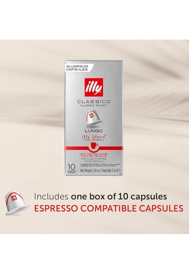 إيلي ايلي كبسولات قهوة لونجو بليند من كلاسيكو متوافقه مع نسبريسو 57 غرام - Image 2
