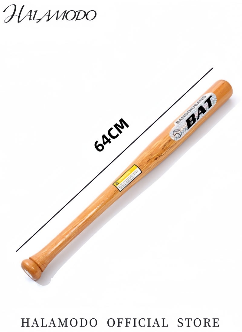 HALAMODO Wooden Baseball Bat Classic Wooden Youth Baseball Bat for Baseball Training Home Self Defense Wood Bat for Adult Teenagers  - Image 2