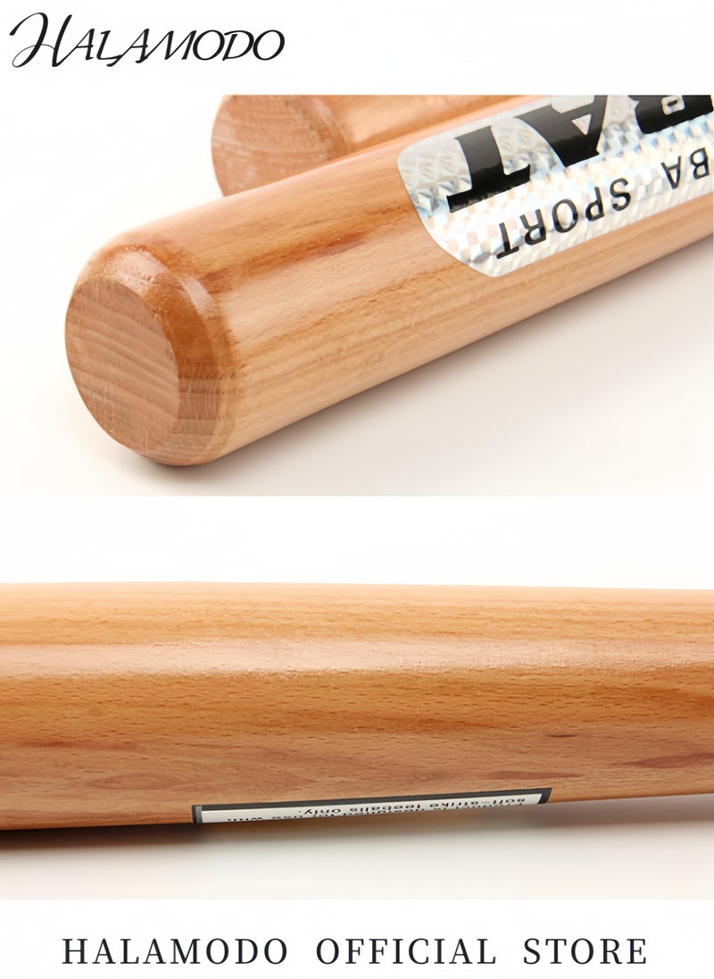 HALAMODO Wooden Baseball Bat Classic Wooden Youth Baseball Bat for Baseball Training Home Self Defense Wood Bat for Adult Teenagers  - Image 3