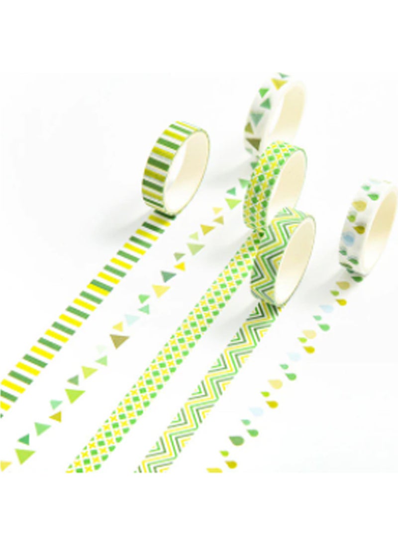 Vox Art Washi Decoration Tape Set of 5 1 cm x 2 m -M1-467  - Image 1