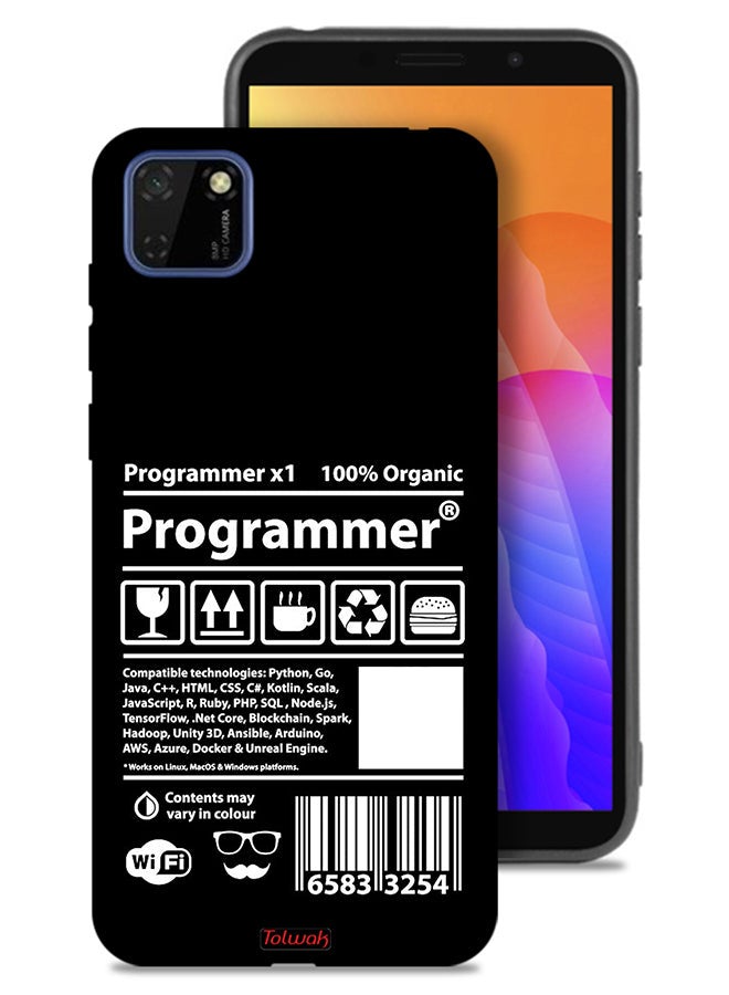 Tolwak Huawei Y5p Protective Case Cover Programmer Sticker - Image 1