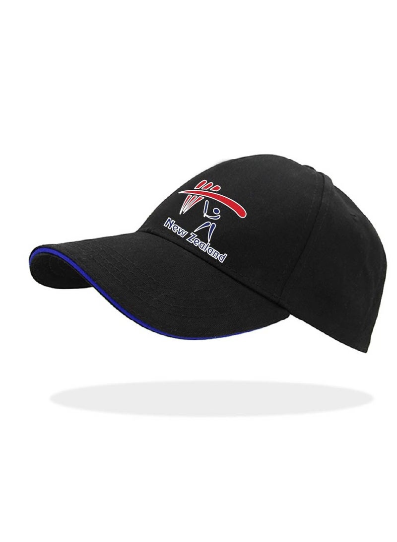 New Zealand Sports Fans Cricket Caps for Both Men and Women With Metal Adjustable Buckle Closure - Perfect for Outdoor Activities, Matches, and Everyday Wear - Image 4