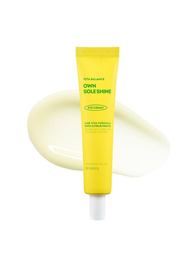 Eunyul Vita Balance Own Sole Shine Eye Cream [1.01 Fl.Oz / 30Ml] Vitamin C Eye Cream Korean Cosmetics Korean Skin Care  - Image 1