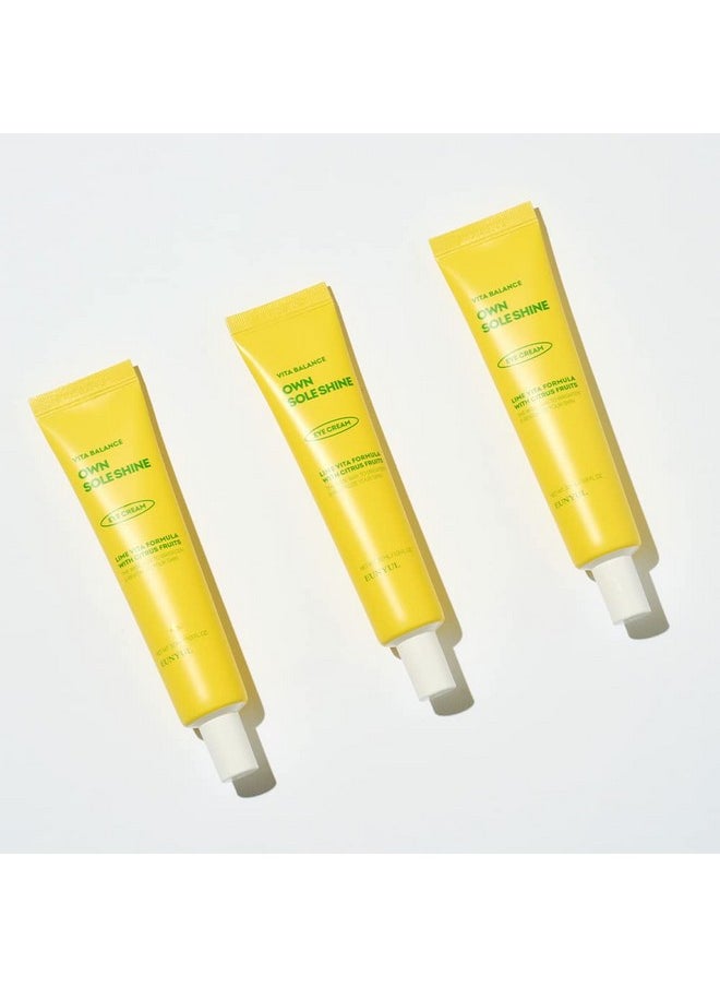 Eunyul Vita Balance Own Sole Shine Eye Cream [1.01 Fl.Oz / 30Ml] Vitamin C Eye Cream Korean Cosmetics Korean Skin Care  - Image 3