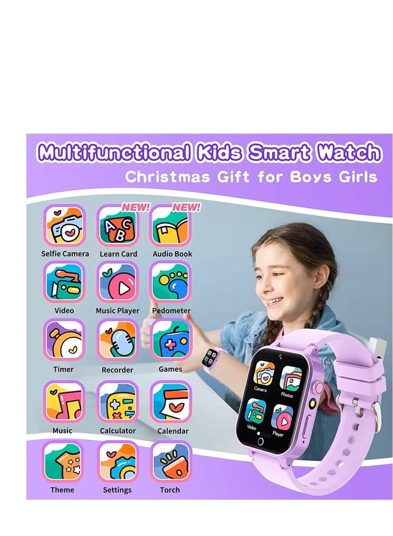 Minnie 1.5 Inch HD Colored Touch Screen Game Play Can Children's Minnie Kids watch with Game - Image 4