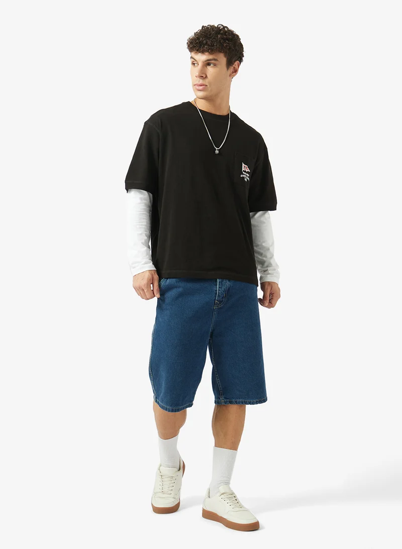 GUESS  Crew Neck Short Sleeve T-Shirt for Men | Best Price UAE