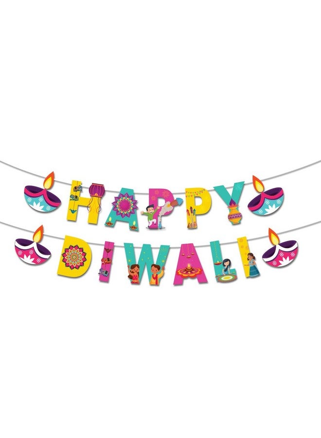 Festiko®DIWALI Theme Party Decoration,DIWALI Themes party Favors for party Decoration(Banner) - Image 1