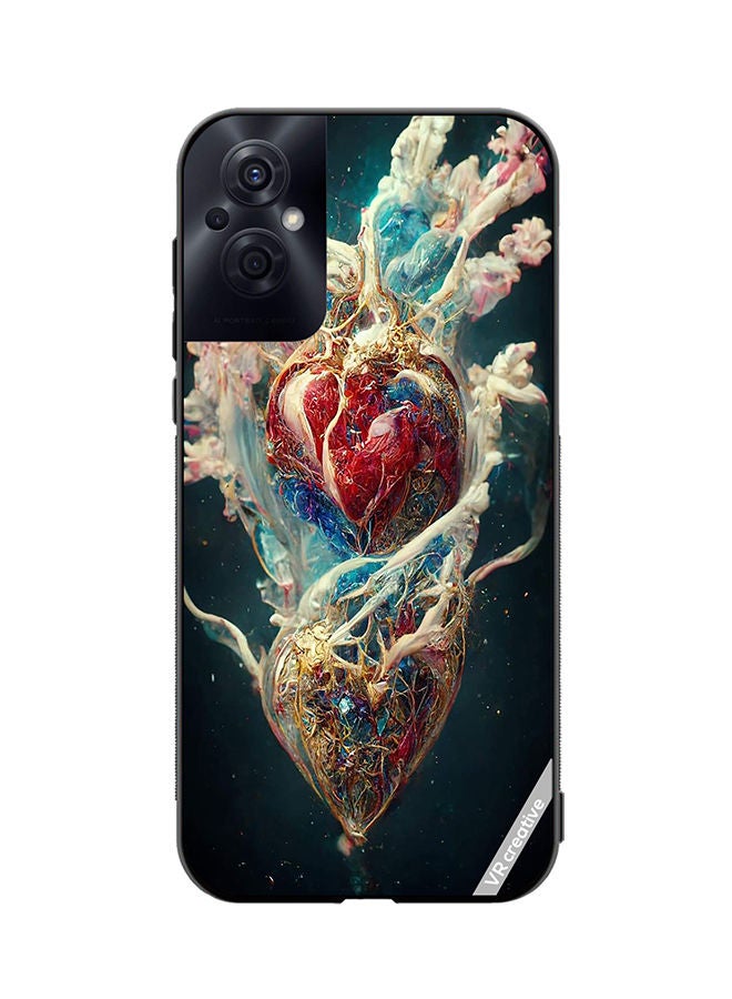 VR CREATIVE Protective Case Cover For Oppo Reno8 Z Digital Flesh Design Multicolour - Image 1