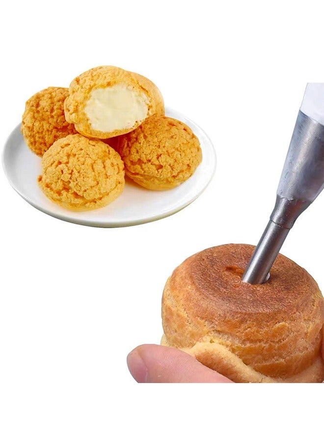 Piping Tips for Filling Donuts Doughnuts Cupcakes,Donut Filler Tip,Bismark Pastry Tip,Long Puff Cream Filling Tip,3 Pcs - Image 5