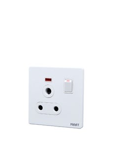 MAAT Single Switched Socket with Indicator 