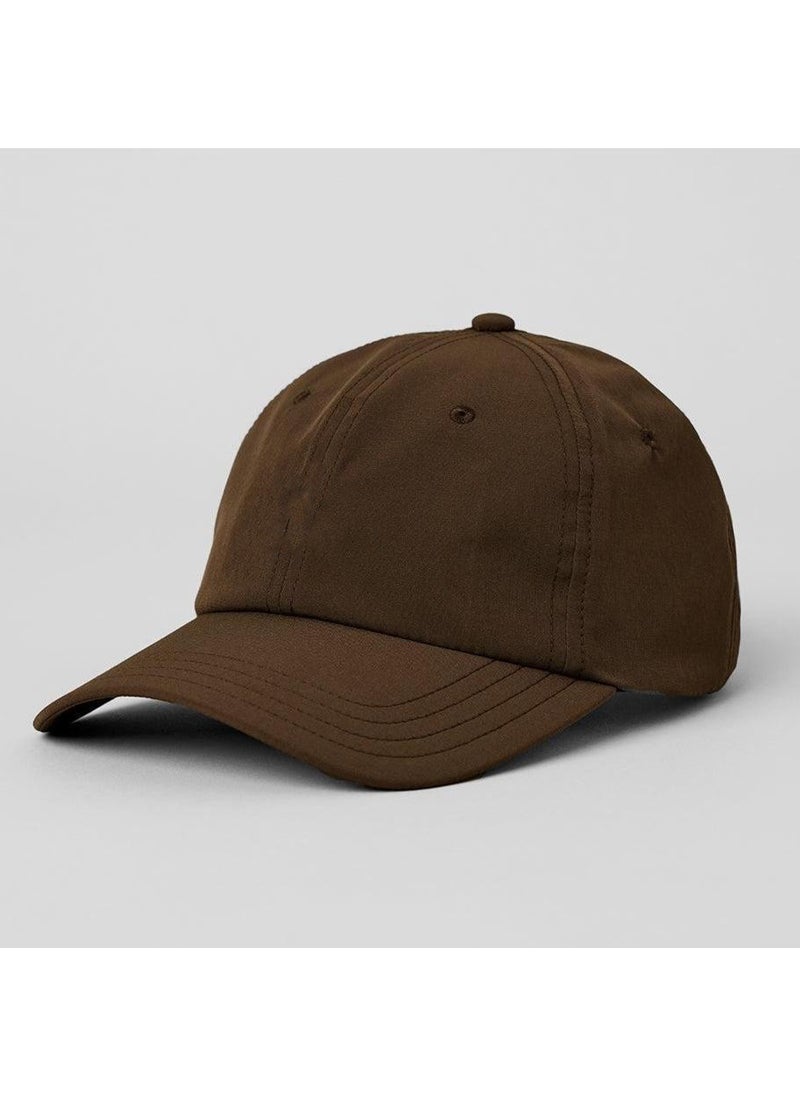 Alo Baseball Cap Sun Protection Casual Fashion Printed Dark brown