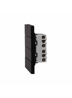 Donmarco 4 Gang 1 Way Switch – Ultra Thin Glass, Modern & Durable, Fire-Resistant Electric Switch, 15-Year Warranty, Wall Switch for Home and Office (Matt Black)  - Image 4