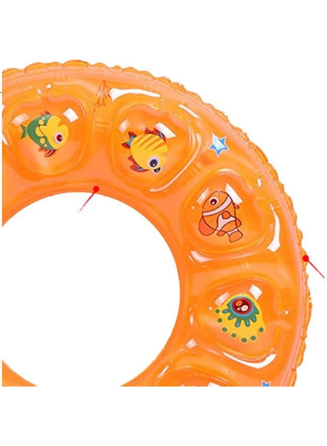 Asorain Thickened Double Air Chamber Crystal Swimming Ring, Inflatable Life Buoy For Adults And Children, Surfing And Water Play, Size 90 Adult - Image 1