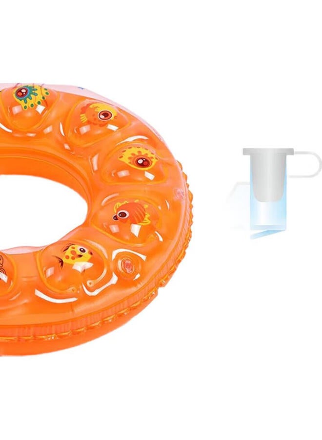 Asorain Thickened Double Air Chamber Crystal Swimming Ring, Inflatable Life Buoy For Adults And Children, Surfing And Water Play, Size 90 Adult - Image 3