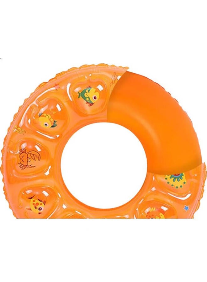Asorain Thickened Double Air Chamber Crystal Swimming Ring, Inflatable Life Buoy For Adults And Children, Surfing And Water Play, Size 90 Adult - Image 2