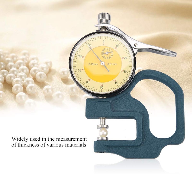 مقياس سماكة المعادن عالي الدقة 0-10 مم مع مؤشر قرصي وأداة قياس بفرجار - Image 5