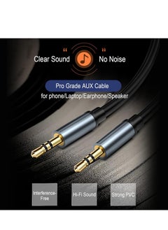 ProOne ProOne 3.5mm Audio Cable Aux Cable 1M Braided Male to Male Stereo Auxiliary Aux Jack Compatible for iPhone, iPad, Samsung Smartphones, Tablets Car Home Stereos, Beats Bose Sony Speaker  - Image 5