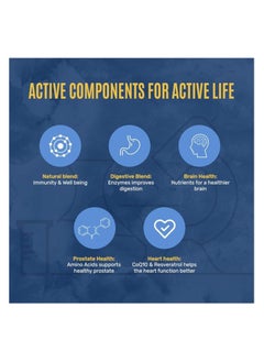 WOW WOW Multivitamin for Men 60 N Capsules  - Image 4