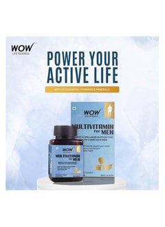 WOW WOW Multivitamin for Men 60 N Capsules  - Image 2