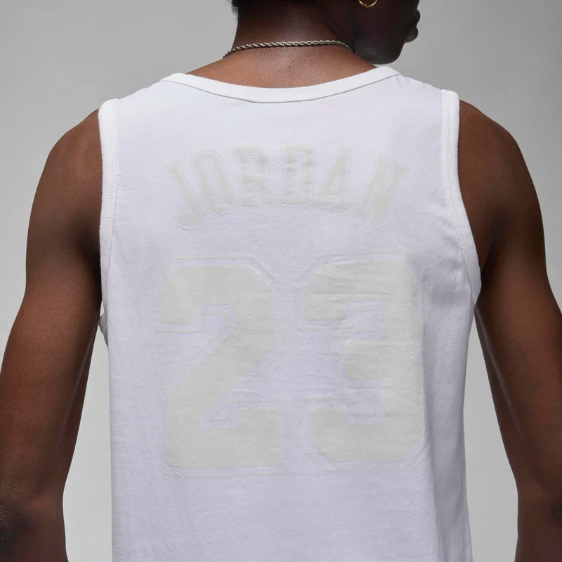 Jordan White Men's Flight Essentials Tank Top for Men | Best Price UAE
